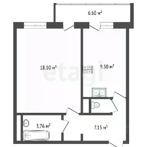 Продается 1-комн. квартира, 39,7 м²