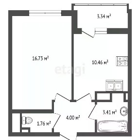 Продается 1-комн. квартира, 36 м²