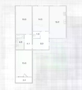 Продается 3-комн. квартира, 86,1 м²