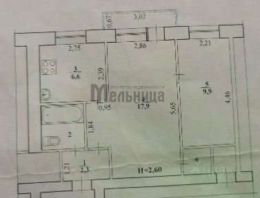 Продается 2-комн. квартира, 41,3 м²
