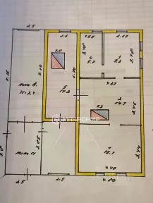 Продается 1-этажный дом, 58 м²