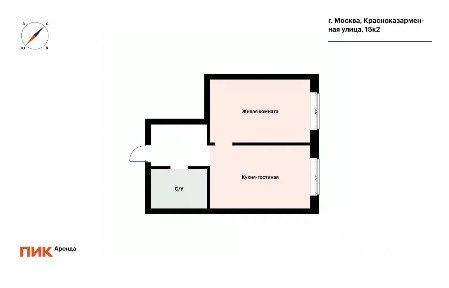 Сдается 2-комн. квартира, 35,9 м²