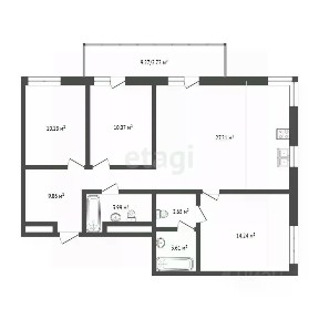 Продается 3-комн. квартира, 81 м²