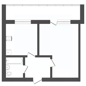 Продается 1-комн. квартира, 38,4 м²