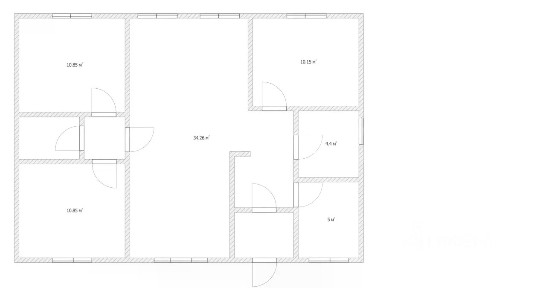 Продается 1-этажный дом, 130 м²