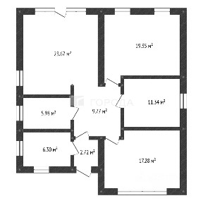 Продается 1-этажный дом, 120 м²