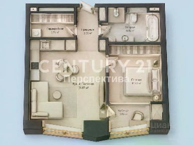 Продается 2-комн. квартира, 48,7 м²
