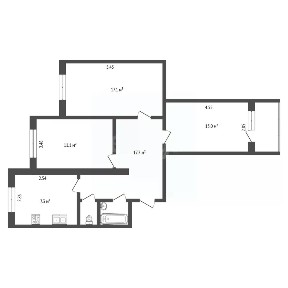 Продается 3-комн. квартира, 66 м²
