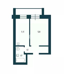 Продается 1-комн. квартира, 39 м²
