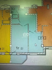 Продается 1-комн. квартира, 41,5 м²