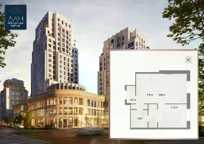 Продается 1-комн. квартира, 45,78 м²