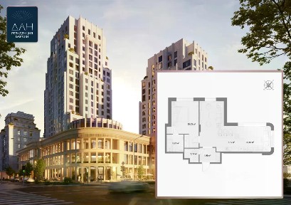 Продается 2-комн. квартира, 74,82 м²