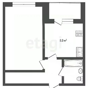 Продается 1-комн. квартира, 30 м²