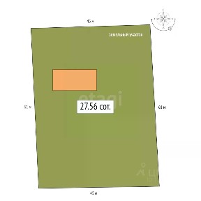 Продается 1-этажный дом, 118 м²