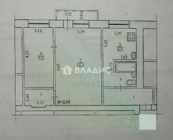 Продается 2-комн. квартира, 45,2 м²