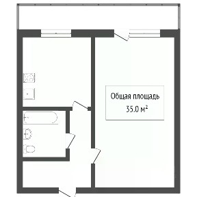 Сдается 1-комн. квартира, 37 м²