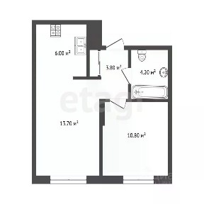 Продается 1-комн. квартира, 39 м²