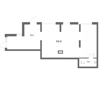 Продается помещение свободного назначения, 69,9 м²
