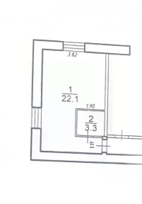 Продается студия, 25,4 м²