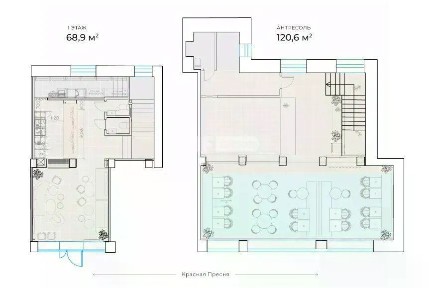 Продается торговая площадь, 189,5 м²
