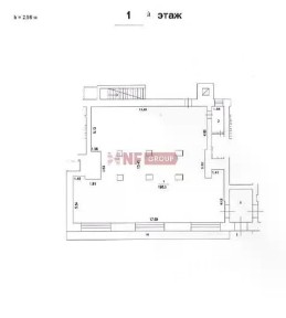 Продается торговая площадь, 237,5 м²
