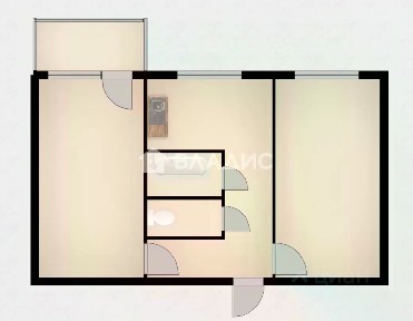 Продается 2-комн. квартира, 45,4 м²