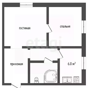 Продается 2-комн. квартира, 30,9 м²