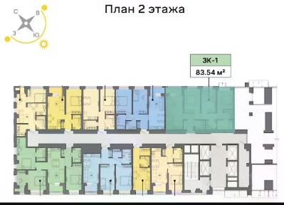 Продается 3-комн. квартира, 83,54 м²