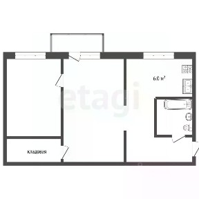 Продается 2-комн. квартира, 42,2 м²