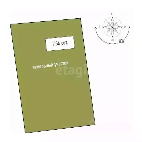 Продается участок, 7,66 сот.