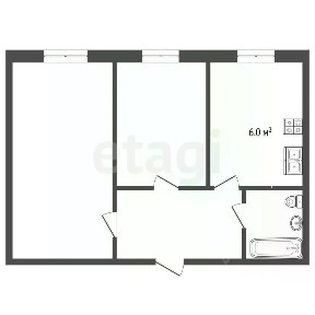 Продается 2-комн. квартира, 38 м²