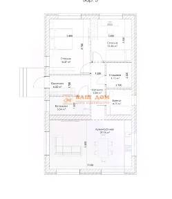 Продается 1-этажный дом, 91 м²