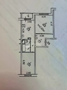 Продается 2-комн. квартира, 55,9 м²