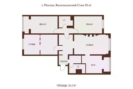 Продается 4-комн. квартира, 104,3 м²