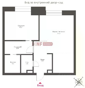 Продается 2-комн. квартира, 60,7 м²