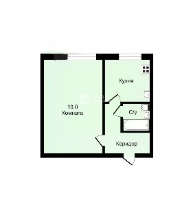 Продается 1-комн. квартира, 32,4 м²