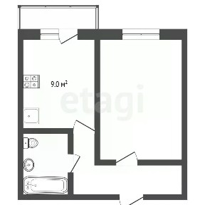 Продается 1-комн. квартира, 34,7 м²