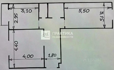 Продается 2-комн. квартира, 60,5 м²