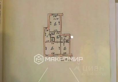 Продается 2-комн. квартира, 85,5 м²