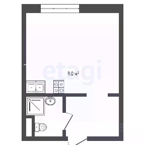 Продается студия, 27,9 м²