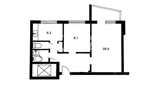 Продается 2-комн. квартира, 45,4 м²