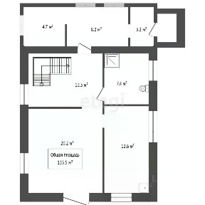 Продается 2-этажный дом, 135,5 м²