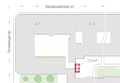 Продается здание, 13,3 м²