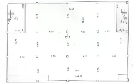 Сдается помещение свободного назначения, 520 м²
