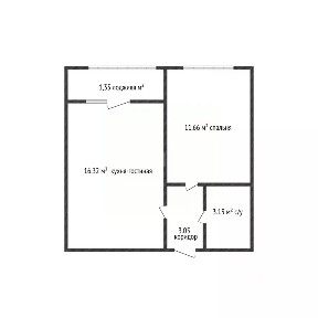 Продается 1-комн. квартира, 35 м²
