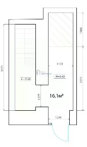 Сдается помещение свободного назначения, 16,1 м²