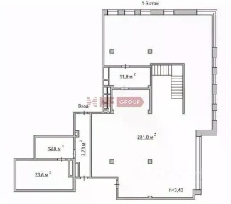 Сдается торговая площадь, 658,8 м²