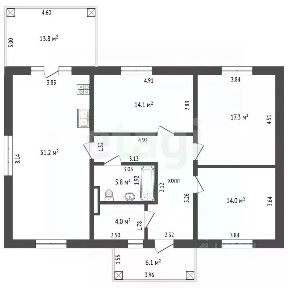 Продается 1-этажный дом, 109 м²