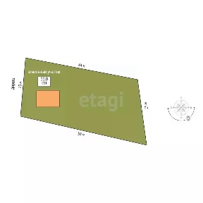 Продается 1-этажный дом, 96,4 м²