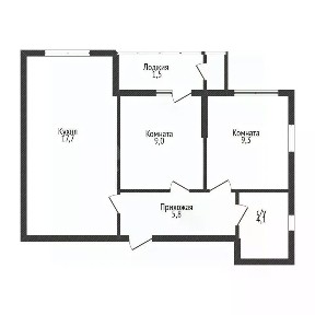 Продается 2-комн. квартира, 45,8 м²